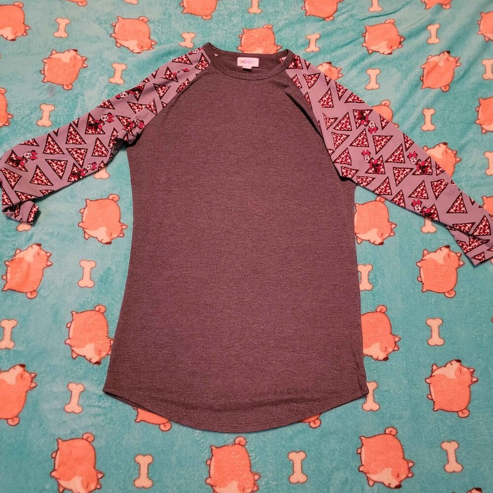 Lula Roe Disney Minnie Mid Sleeve Shirt